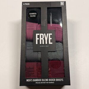 FRYE Bamboo Blend Boxer Briefs - 4 Pack - NWT - Medium - Red to Black